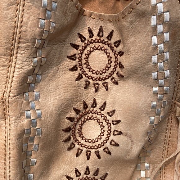 The Sak Tan Leather Hobo Handbag - Picture 2 of 11